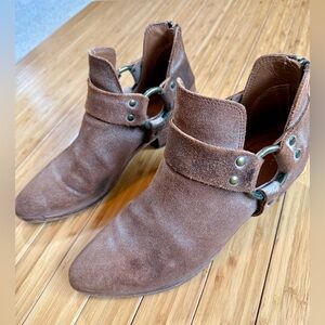 Frye Harness Suede Ankle Boot (most likely Wyatt) - Woman’s Size 7.5